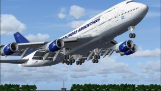 Screenshot 6 — FS2004/FS2002 Boeing 747-475 Aerolineas Argentinas