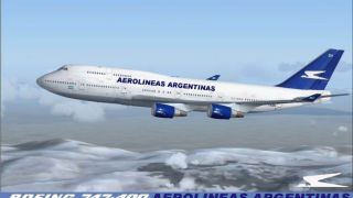 Screenshot 9 — FS2004/FS2002 Boeing 747-475 Aerolineas Argentinas
