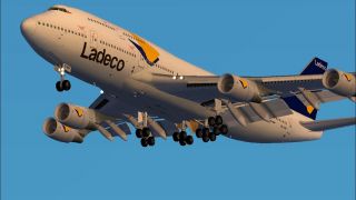 Screenshot 2 — Ladeco Boeing 747-400