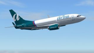 Screenshot 1 — AirTrain Boeing 737-700