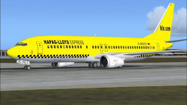 Screenshot 1 — Hapag Lloyd Express Boeing 737