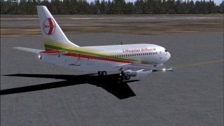 Screenshot 1 — Lithuanian Airlines Boeing 737-200