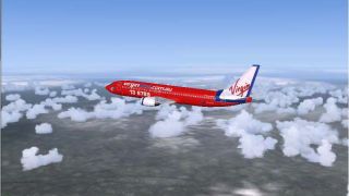 Screenshot 1 — Virgin Blue Boeing 737-800