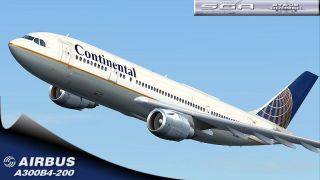 Screenshot 2 — Continental Airbus A300B4-200 Textures only