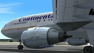 Screenshot 1 — Continental Airbus A300B4-200 Textures only