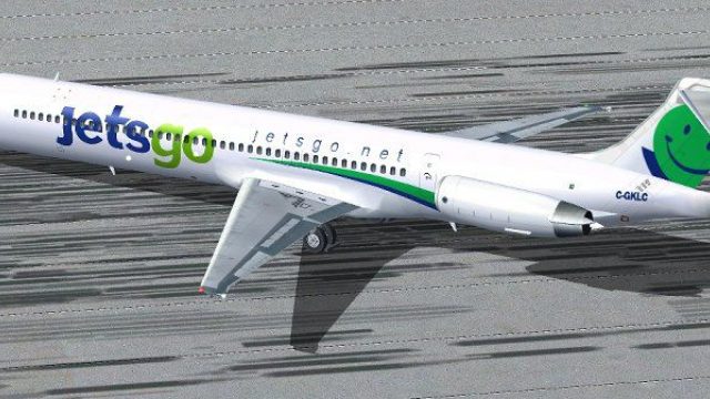 Screenshot 1 — JETSGO Airlines MD-83