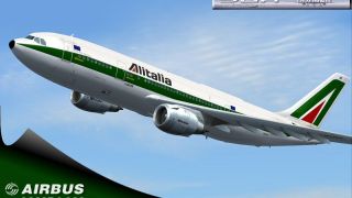 Screenshot 2 — Alitalia Airbus A300B4-200 Textures only