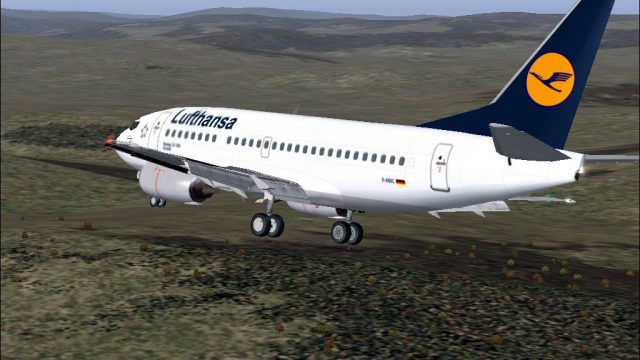 Screenshot 1 — Lufthansa Boeing 737-500