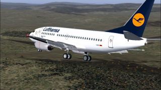 Screenshot 1 — Lufthansa Boeing 737-500