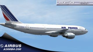 Screenshot 2 — Air France Airbus A300B4-200 Textures only