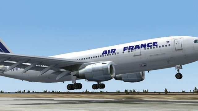 Screenshot 1 — Air France Airbus A300B4-200 Textures only