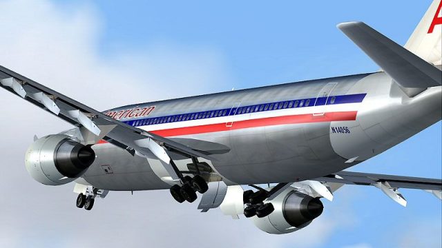Screenshot 1 — American Airlines Airbus A300B4-200 Textures only