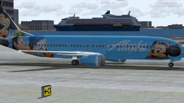 Screenshot 1 — Alaska Airlines Boeing 737-400