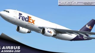 Screenshot 1 — Federal Express Airbus A300B4-200 Textures only
