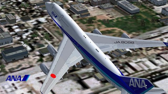 Screenshot 1 — All Nippon Airways Boeing 747-400 JA8098