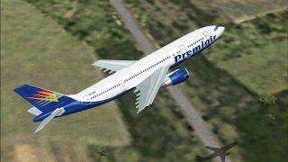 Screenshot 1 — Premiair Airbus 300B4-120. Textures only