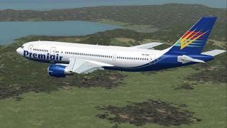 Screenshot 3 — Premiair Airbus 300B4-120. Textures only