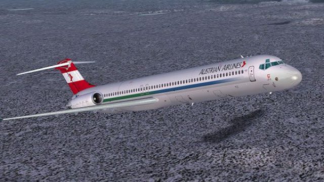 Screenshot 1 — Austrian Airlines MD-82