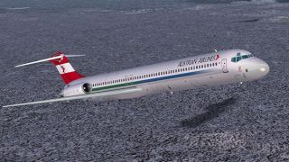Screenshot 1 — Austrian Airlines MD-82