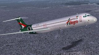 Screenshot 1 — Allegro Airlines MD-83