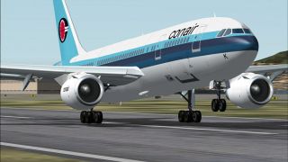 Screenshot 1 — Conair Airbus 300B4-120. Textures only