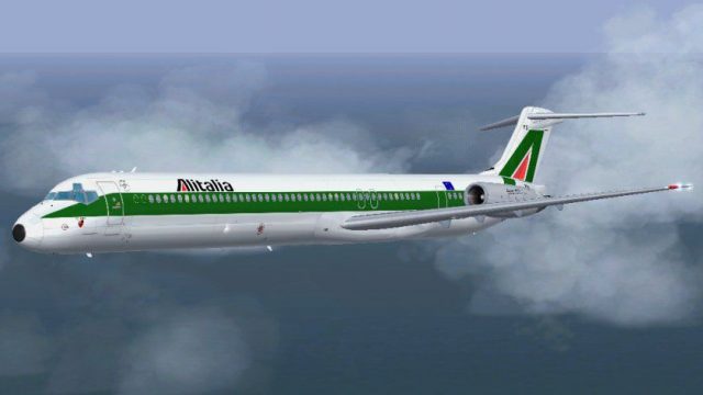 Screenshot 1 — Alitalia McDonnell Douglas MD-83