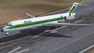 Screenshot 2 — Alitalia McDonnell Douglas MD-83