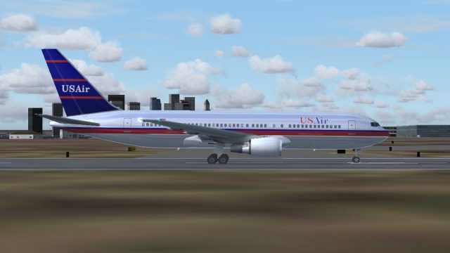 Screenshot 1 — USAir Boeing 767-201ER