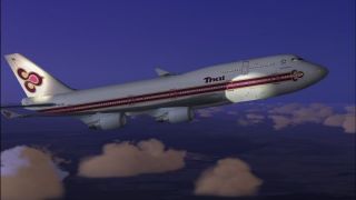 Screenshot 5 — FS2004/FS2002 Boeing 747-4D7 Thai Airlines