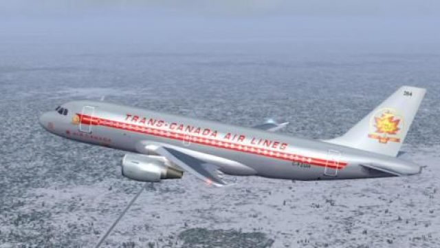 Screenshot 1 — Trans-Canada Airbus A319 V2