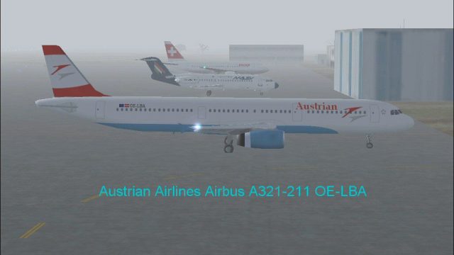 Screenshot 1 — Austrian Airlines Airbus A321-211