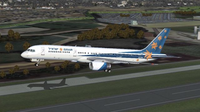 Screenshot 1 — Israel Airlines Boeing 757-200