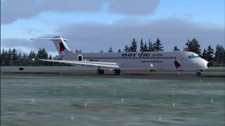 Screenshot 1 — Nordic Airlink MD-83