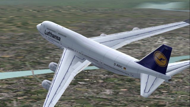 Screenshot 1 — Lufthansa Boeing 747-400 D-ABVC
