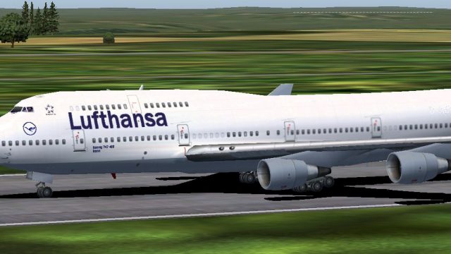 Screenshot 1 — Lufthansa Boeing 747-400 D-ABVB