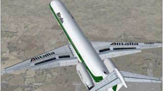 Screenshot 1 — Alitalia McDonnell Douglas MD-80