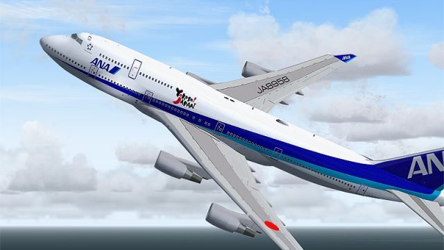 All Nippon Airways Boeing 747-400D for FS2004