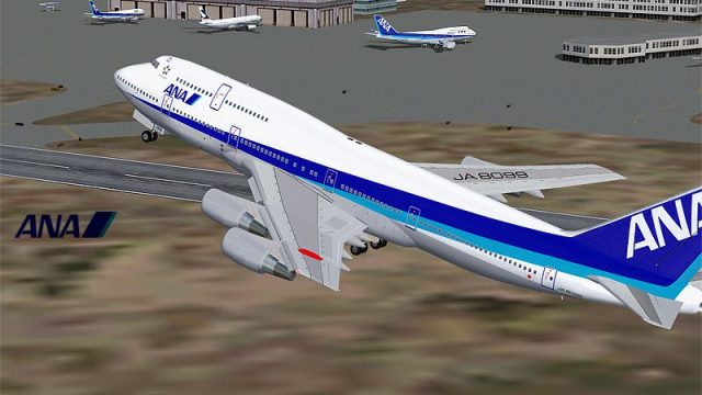 Screenshot 1 — All Nippon Airways Boeing 747-400D JA8099