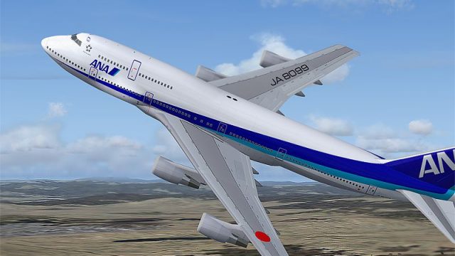 All Nippon Airways Boeing 747-400D JA8099 for FS2004