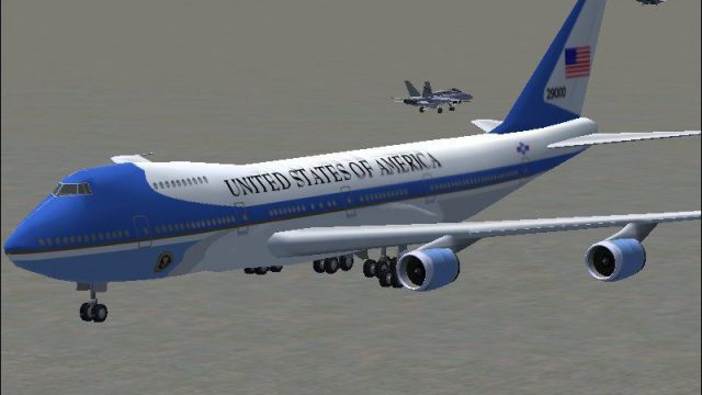 Screenshot 1 — Air Force One Boeing 747-200