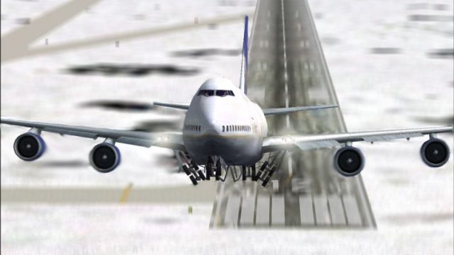 Screenshot 1 — Boeing 747-400 Continental Airlines Default Textures Only