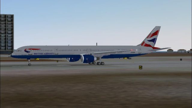 Screenshot 1 — British Airways Boeing 757-300
