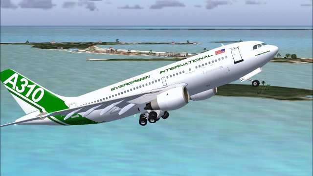 Screenshot 1 — Evergreen Airbus A310