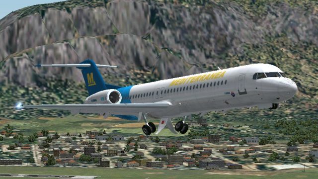 Screenshot 1 — House Livery Fokker 100