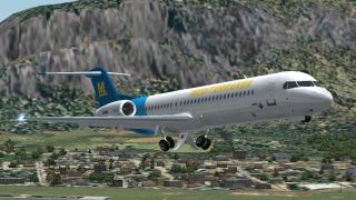 Screenshot 1 — House Livery Fokker 100