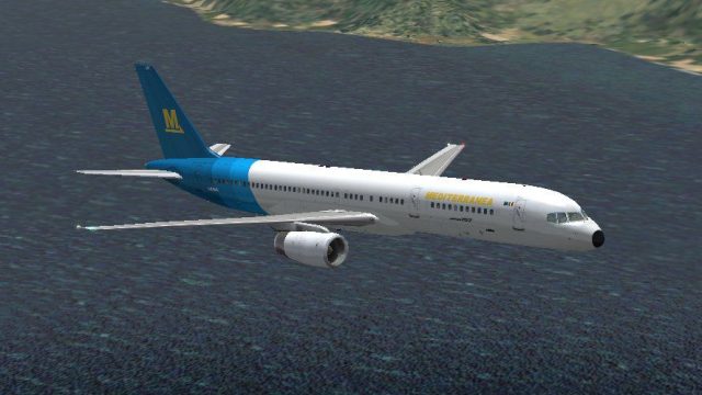 Screenshot 1 — Mediterranea Virtual Boeing 757-200
