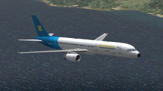 Screenshot 1 — Mediterranea Virtual Boeing 757-200