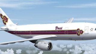 Screenshot 2 — Thai Airways A300B4-200 Textures