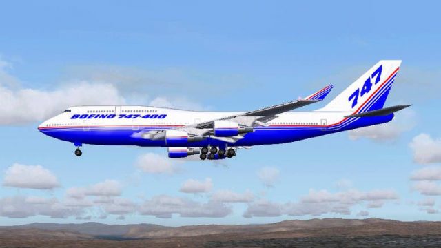 Screenshot 1 — Boeing 747-400