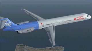 Screenshot 1 — International Air Ambulance MD-83 UN-IAA